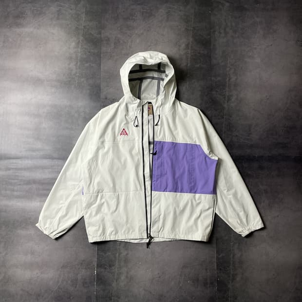 NIKE ACG 빈티지 컬러블록 후드 윈드 브레이커 A00757