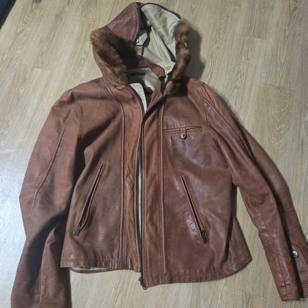 후드가죽자켓 105