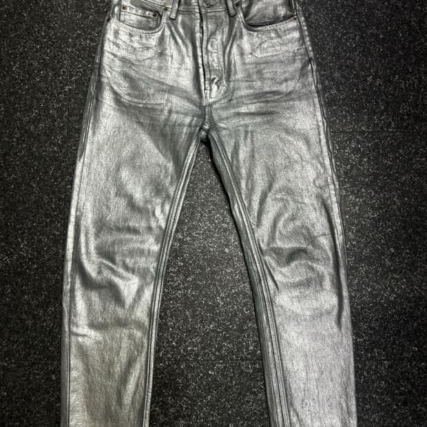 ACNE STUDIOS 아크네 스튜디오 실버 코팅 데님 팬츠 26~27