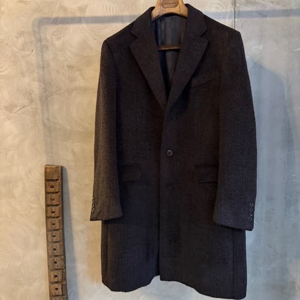 알베로 알파카 체스터필드 코트 100