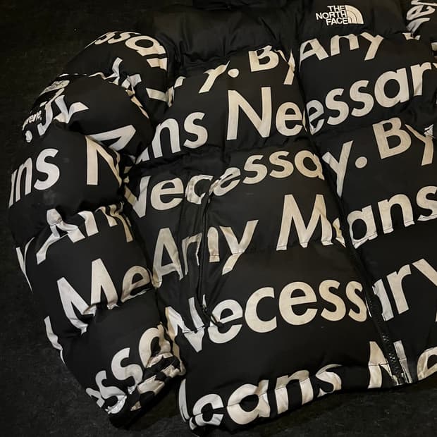 슈프림 노스페이스 눕시 패딩 L