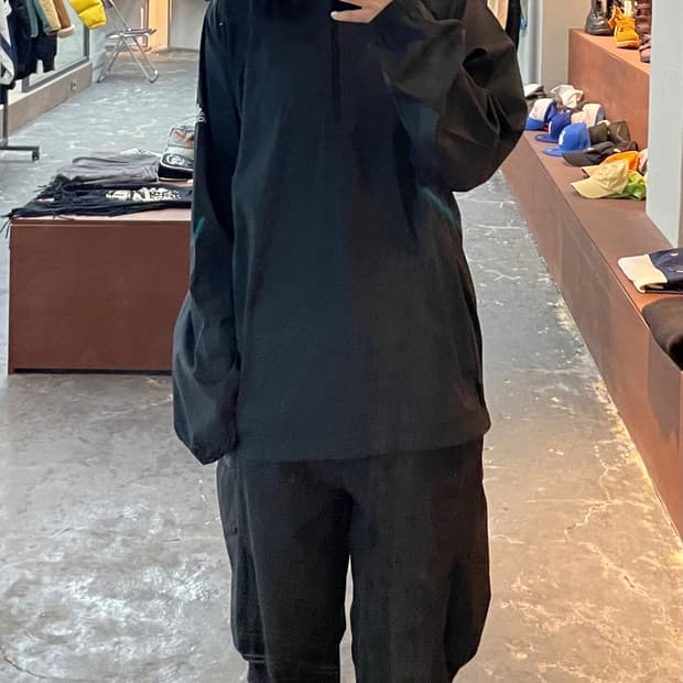 아디다스 사이드로고 아노락 재킷 H981