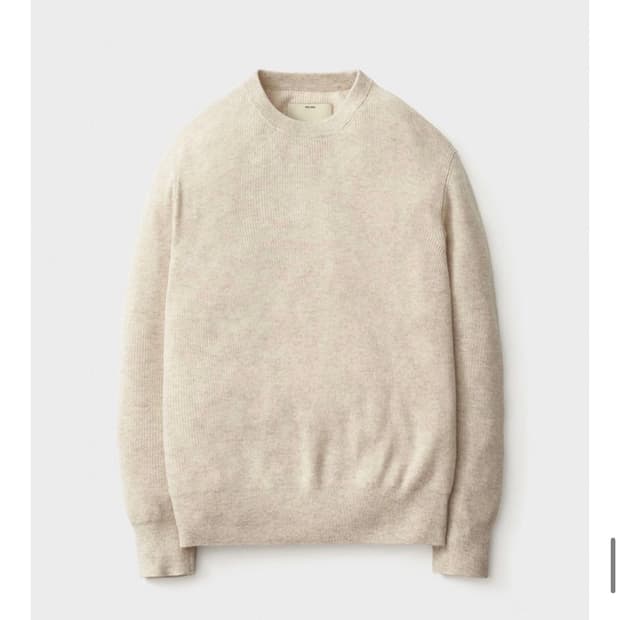 포터리 컴포트 크루넥 오트밀