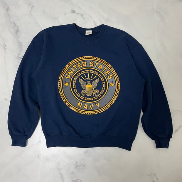 90s SOFFE US NAVY SWEAT 미해군 스웻셔츠 L