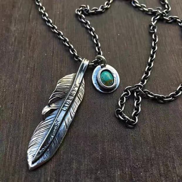 NorthWorks LIBERTY FEATHER PENDANT N-410