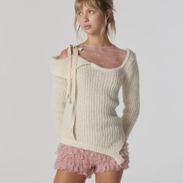 S) 글로니 isa knit 아이사 니트 corn