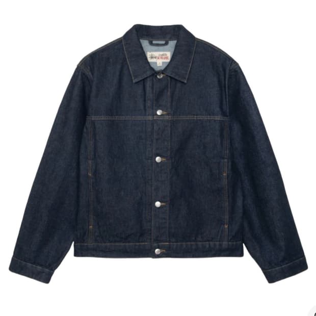스투시 데님자켓 DENIM TRUCKER JACKET RINSED IND