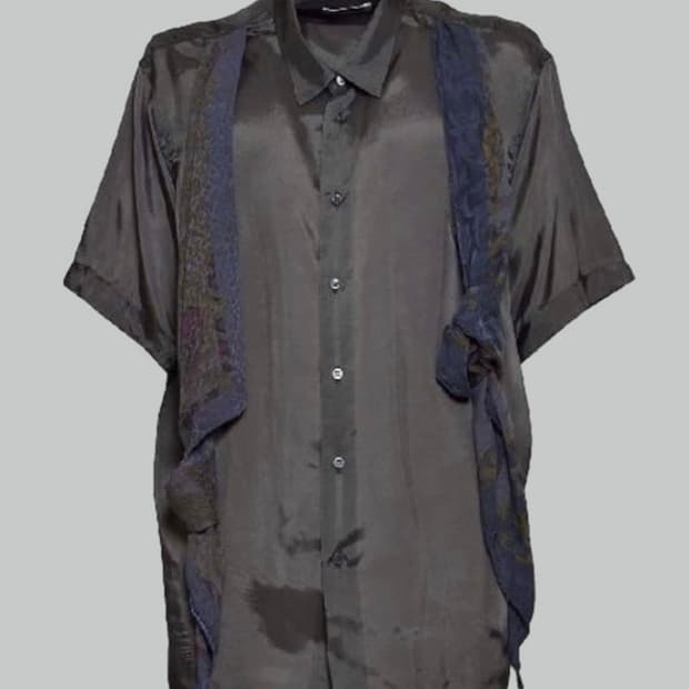 마리아노 스카프 패널 셔츠 L