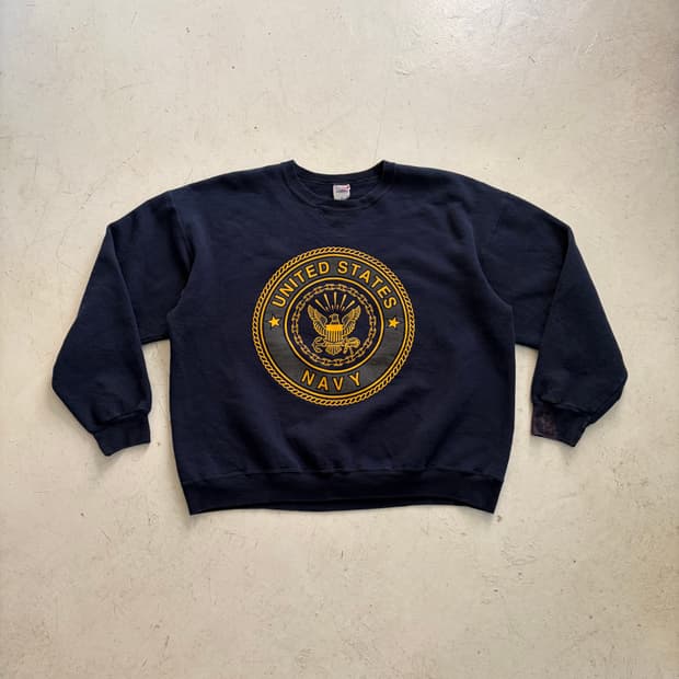US NAVY USA OG 빈티지 스웻셔츠 XL