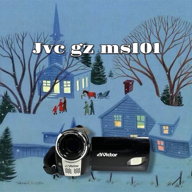 찐득템가 / jvc gz ms101 빈티지 캠코더