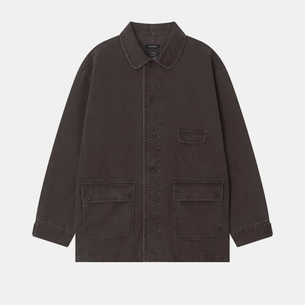 구해요)) 오헤시오 스타 플로럴 워시드 코튼 자켓 퍼플