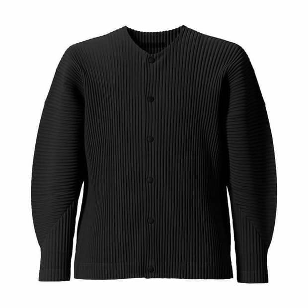 옴므플리세 가디건 라운드넥