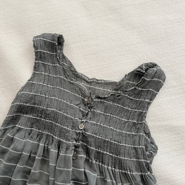 ISSEY MIYAKE me 시스루 튜닉