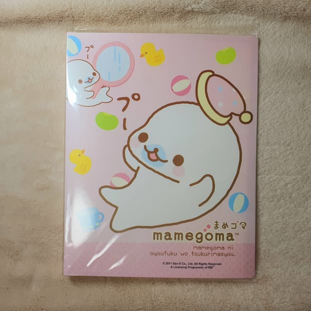 미개봉) 고전 마메고마 캐릭터 A4 클리어 화일 악보 그림 파일 산엑스