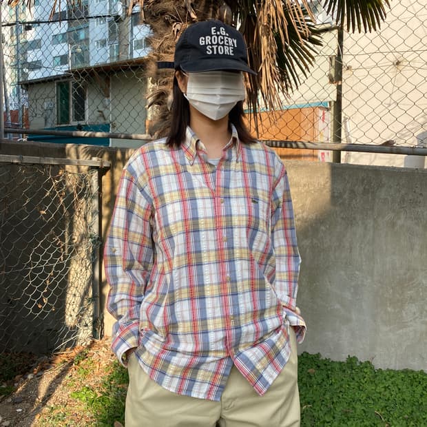🐊 [DECOY] 빈티지 멀티 체크 버튼다운 셔츠
