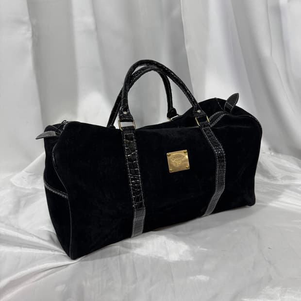 snake skin boston bag