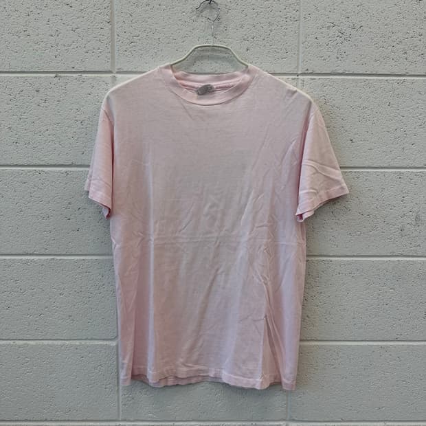90s Vintage Hanes Pink Blank Tee