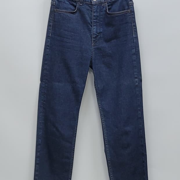 COS 코스 하이라이즈 슬림핏 데님 청바지 / 여 26 
