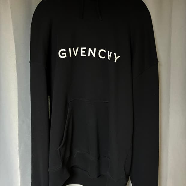 [XL] GIVENCHY 지방시 아키타입 멜턴 슬림핏 후드