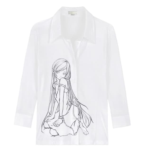 구함) 본네 셔츠 화이트