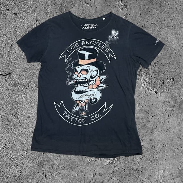 00s archive ed hardy skull vintage top
