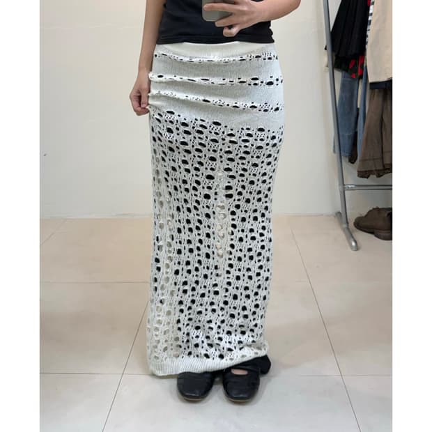 IAMGIA 펀칭 스커트