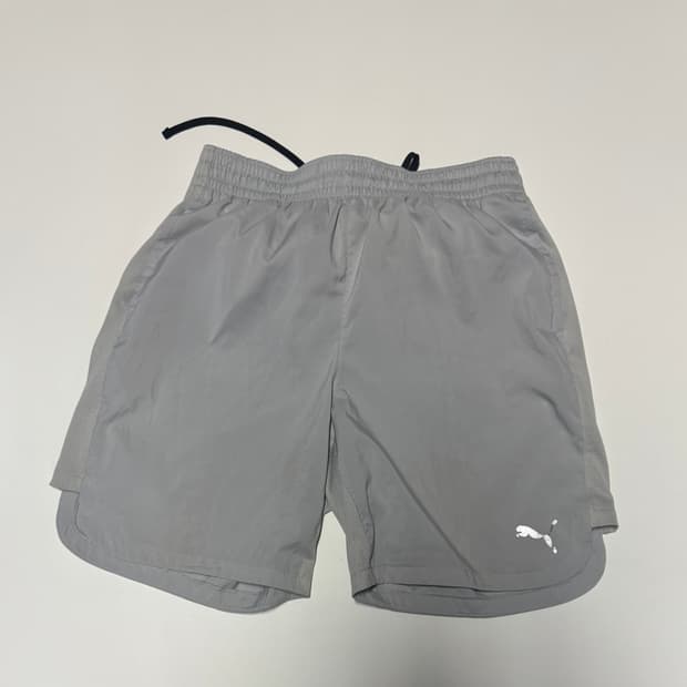 푸마 Puma 우븐 기능성 트레이닝 반바지 L 그레이