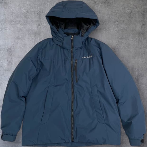 몽벨 Mont-bell 진블루 3D 후드 패딩 105