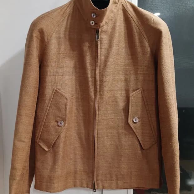 J.PRESS COTTON SILK SWING JACKET