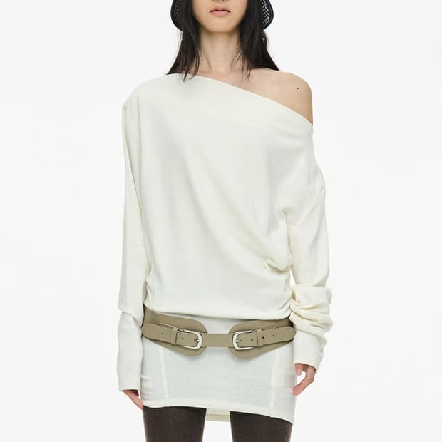 세릭 tapered top 아이보리