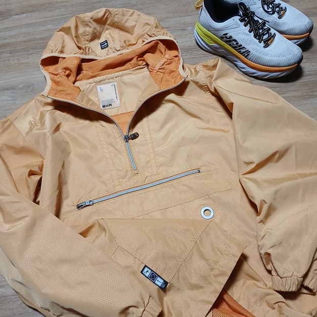 EXR 엑스알 오버핏 아노락 바람막이 자켓