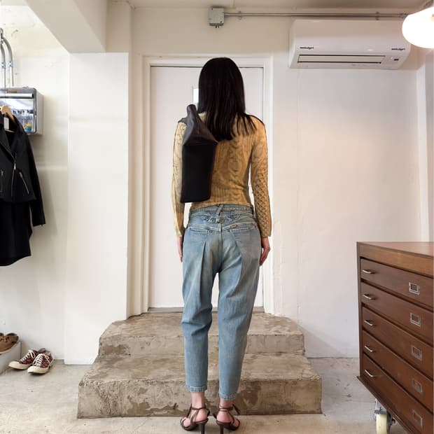 Kapital CinchBack Cropped Denim Pants/ 2