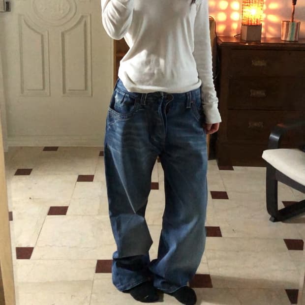 [직수입] 빈티지 diesel 데님 트라우저