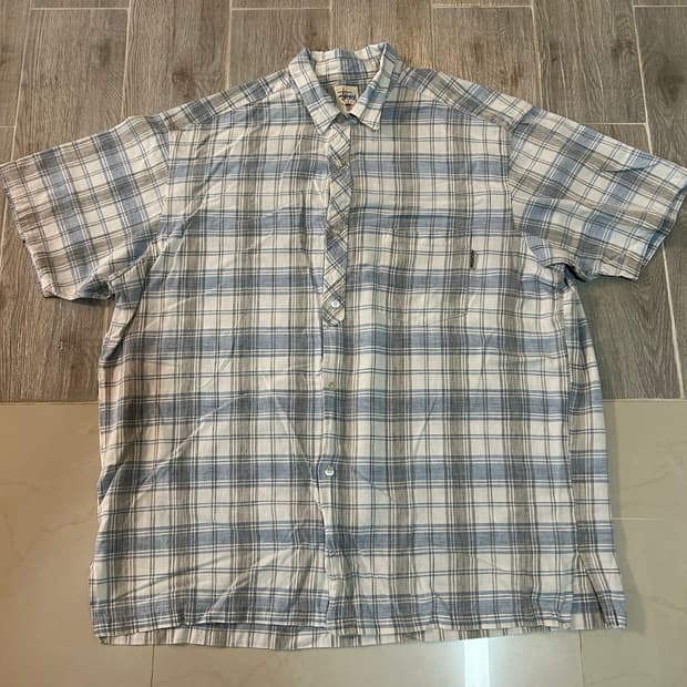 90s 스투시 크라운택 반팔 셔츠 xl