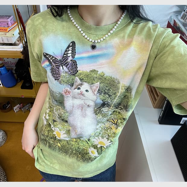 cat vintage t-shirt