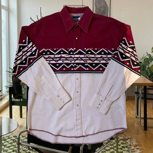 랭글러 웨스턴 셔츠 (Man 2XL) AB1336