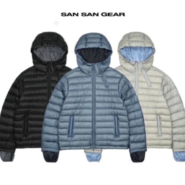 산산기어 서픽스 푸퍼 경량패딩 컬러교환 네이비>그레이