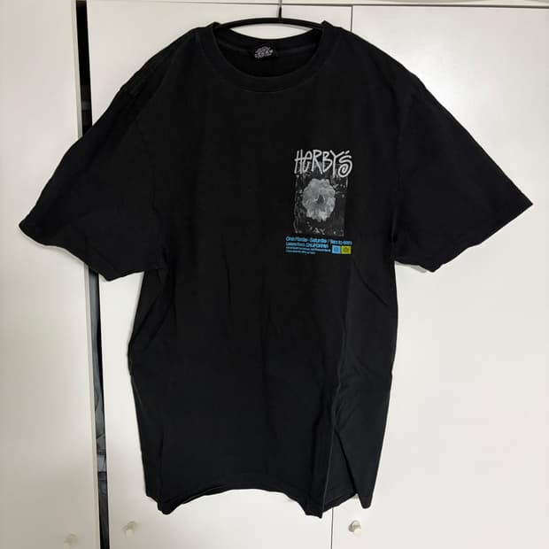 스투시 허비스 다이드 티 m