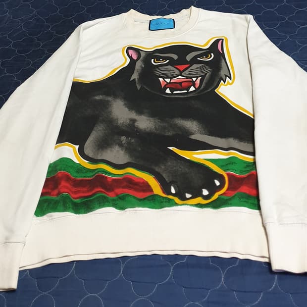 구찌 맨투맨 크림 (L)