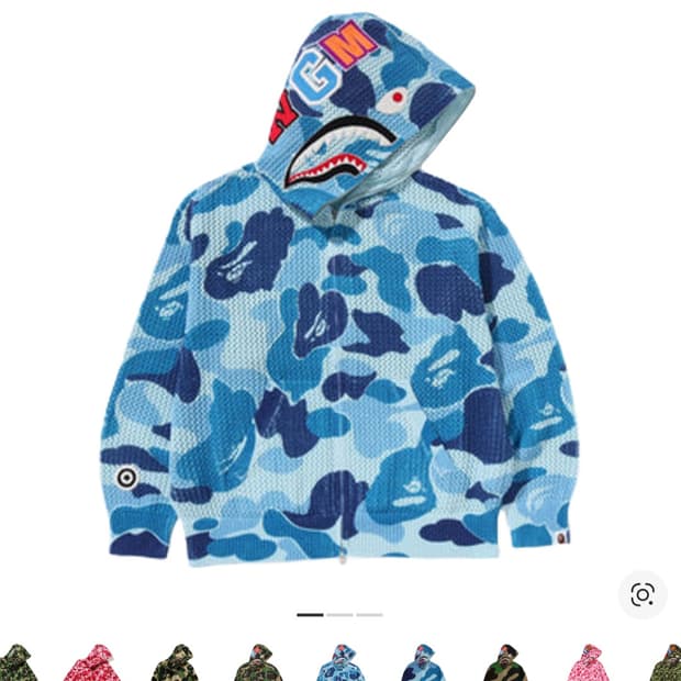 베이프 ABC카모 릴렉스 후드