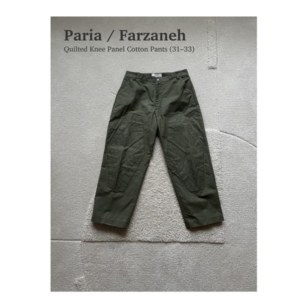 Paria / Farzaneh 퀄티드 더블니 팬츠 (31-33)