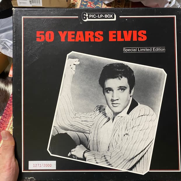 1985년 엘비스 프레슬리 픽쳐 디스크 엘피 한정판