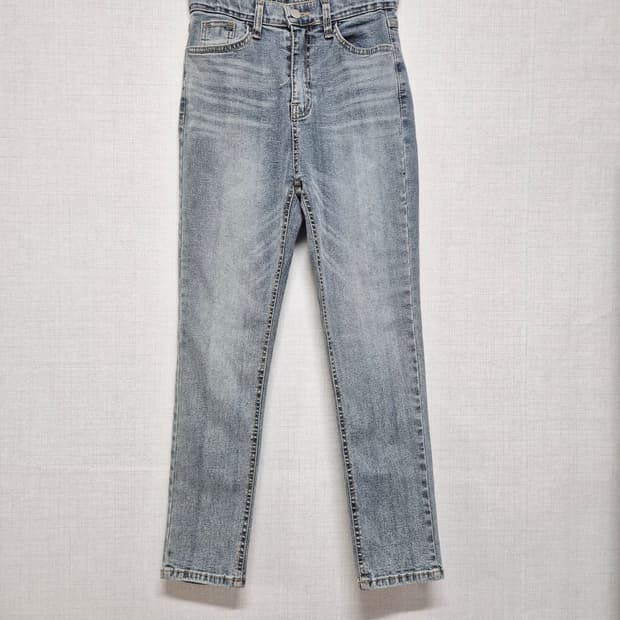 연청 데님 일자청바지