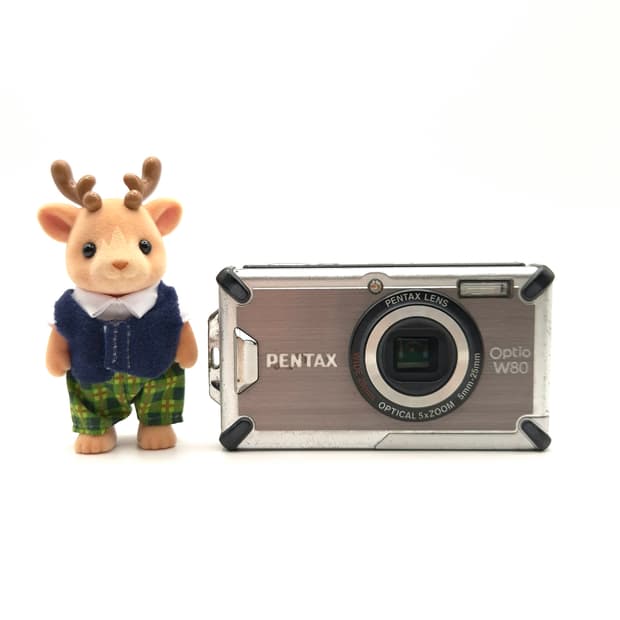 한글지원 방수 🏊‍♂️펜탁스 옵티오 W80 그레이 ✨