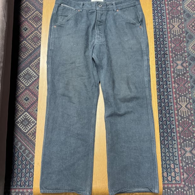 피어스 컬러러 워크팬츠 L 블랙아웃