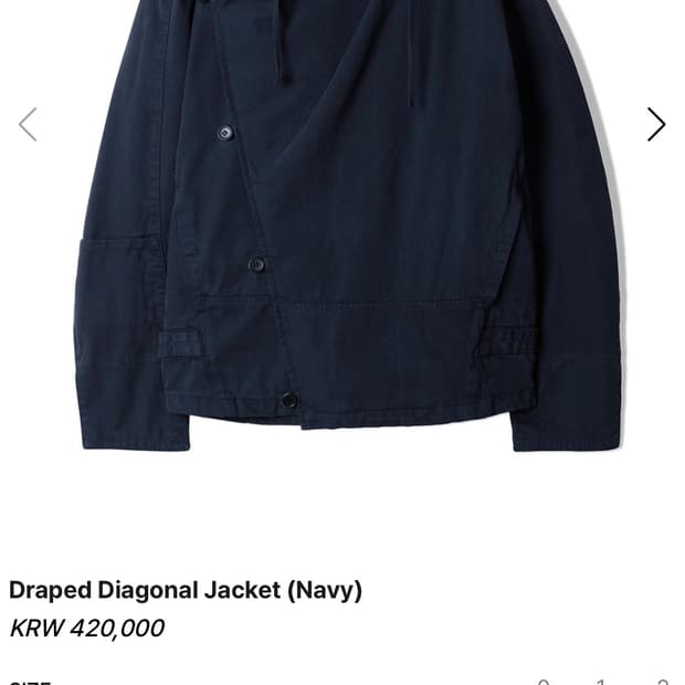 Symm 자켓 네이비