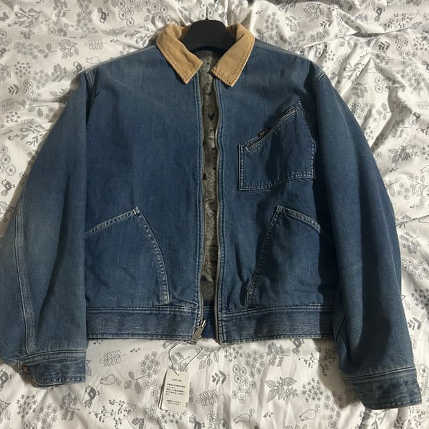 캐피탈 11.5oz 데님 본 라이닝 리버시블 자켓 팝니다