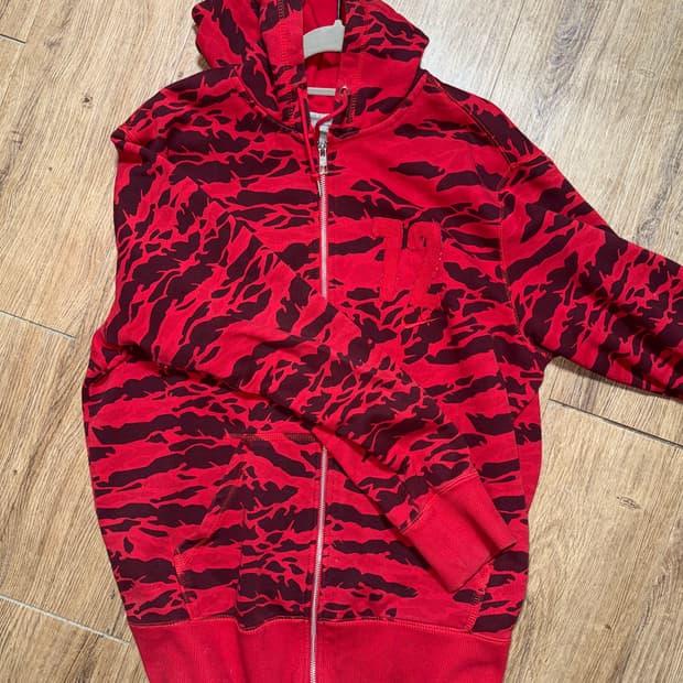 나이키 카모 후드집업 3xl
