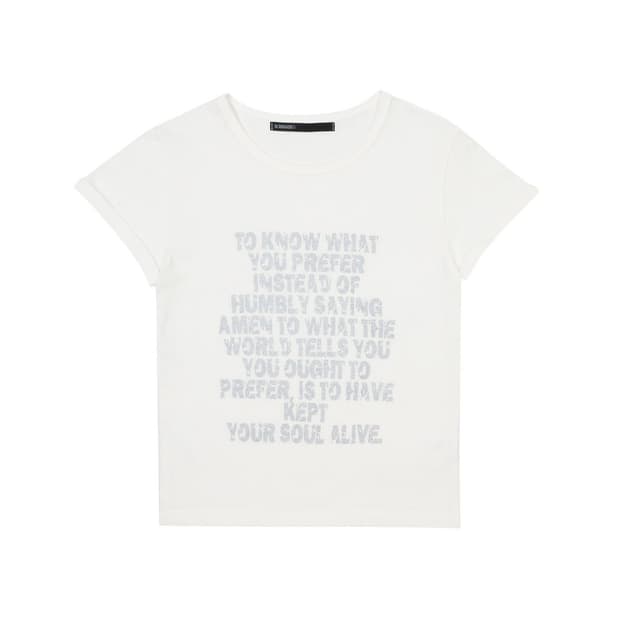 SILVER PAINTING T, IVORY