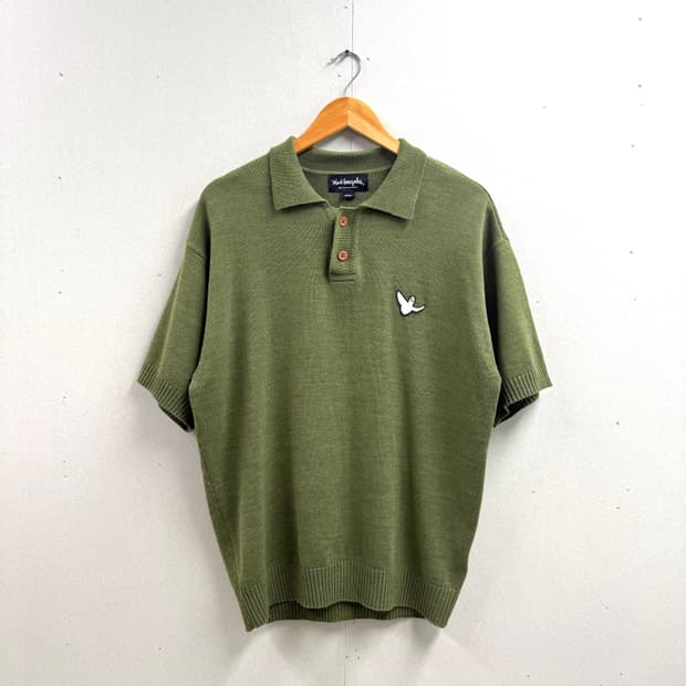 남성 M~L / 와릿이즌 마크곤잘레스 니트 카라 반팔 